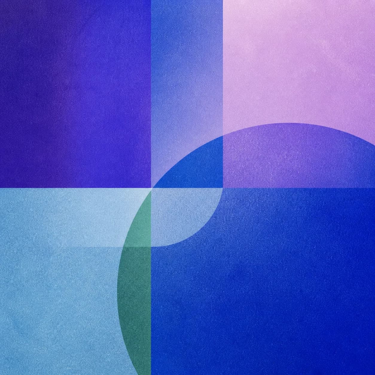 Violet and blue abstract geometry for One Talks for Enterprise